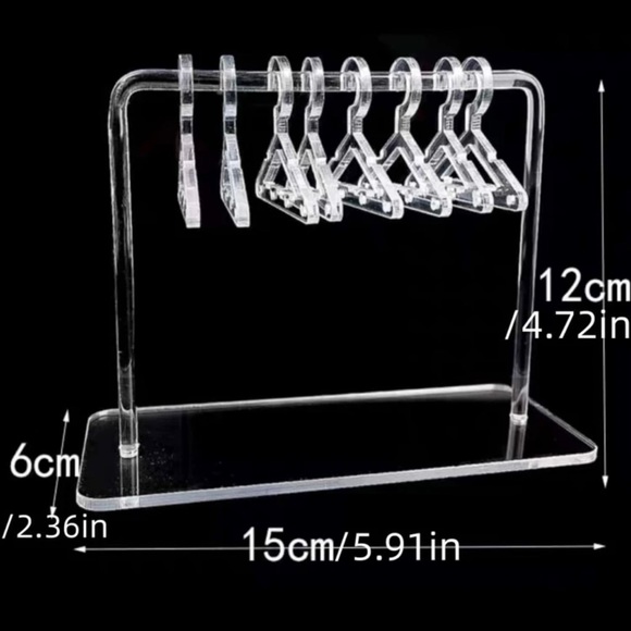 Acrylic Earring Display Stand NIP pink - Picture 4 of 4